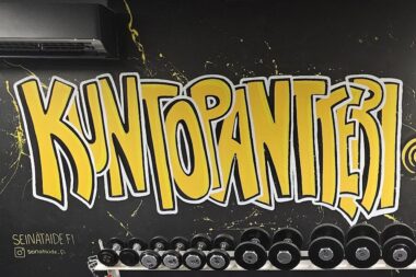 kuntopantteri muraali kuntopantteri muraali